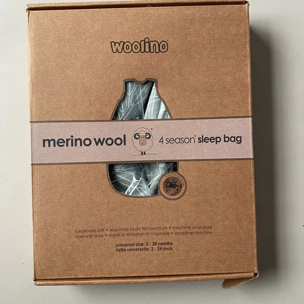 Woolino 4 Season Sleep Sack - Sage - Picture 1 of 2